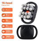 16-Head Fascia Gun High-Frequency Vibration Body Massage Gun Waist and Back  Massager Neck Shoulder Massager Muscle masajeador