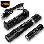 Sofirn SP31 V2.0 Led Torch Light 1200lm 18650 XPL-HI 5300-5700K LED Flashlight Tactical Lamp High Power Flashlight  Lanterna