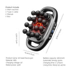 High-Frequency Vibration Full-Bbody Massage Gun Back, Waist, Neck and Shoulder Massager muscle Massager 12/16-Head fascia Gun