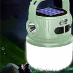 Portable LED Camping Flashlight Rechargeable LED Camping Solar Rechargeable Lantern Waterproof Outdoor Supplies Lightweight Tent