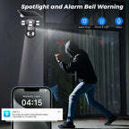 6K 15MP 4G SIM Solar Camera Outdoor 3 Lens 3 Screen Surveillance CCTV PTZ Human Detect Auto Tracking Solar Security Camera V380