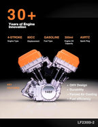 2300W  Inverter Generator - Portable, Quiet & Fuel-Efficient Power Solution for Home, Camping, RV & Emergency Use