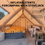 Inflatable Tents for Camping,Large Inflatable Camping Tent with Hand Pump,Inflatable Tent,Easy Setup Tents for Camping Portable