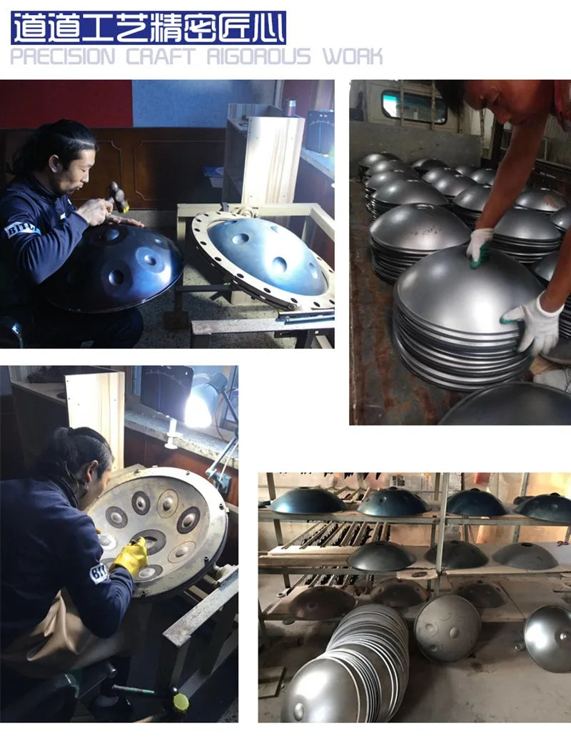 Handpan Drum 9/10/12 Notes D Minor 22 Inch Tambor Yoga Meditation Instrument Steel Tongue Drum Beginner Gift Music Drum Kurd