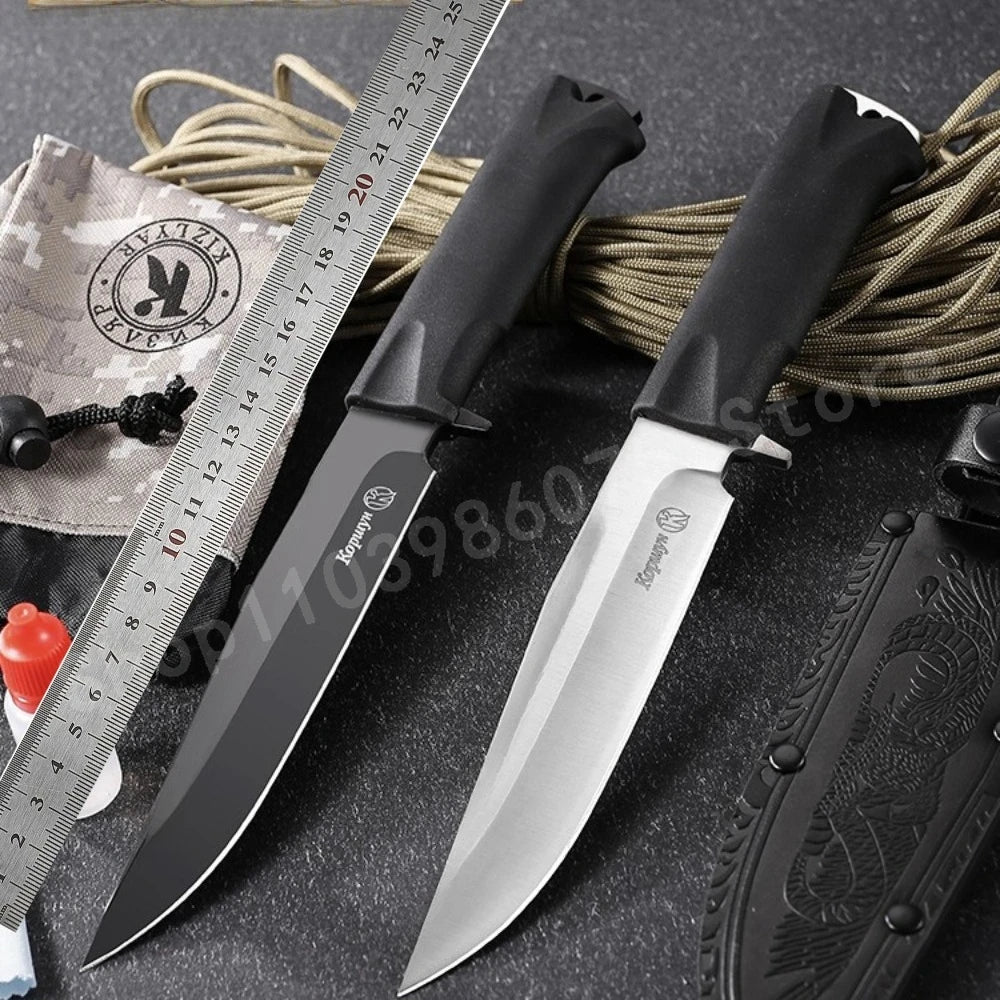 Field Survival Knife Suitable for Outdoor Camping Hiking Daily Emergency Carrying and Practical Cutting Purposes Men's Gifts