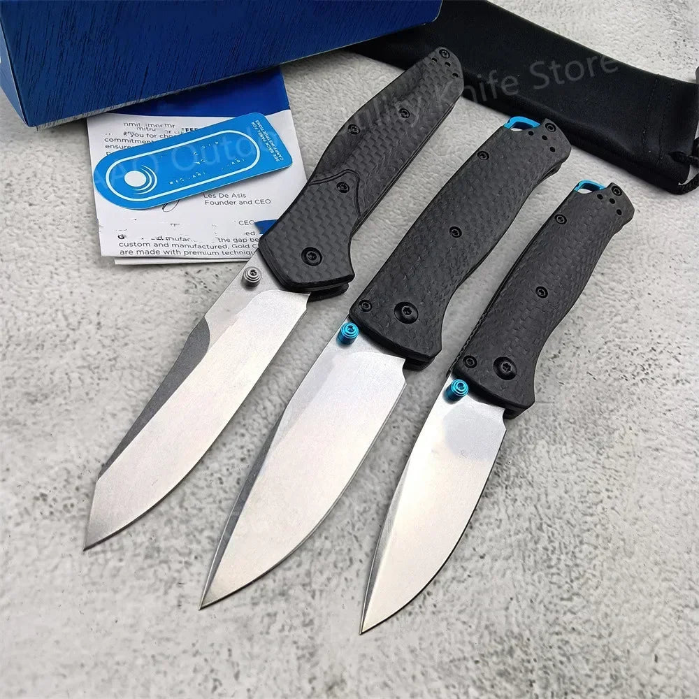 High Quality BM 533 535 940 Folding Pocket Knife S35V Steel Blade Carbon Fiber Handle Outdoor Hunting Camping EDC Tool Gift
