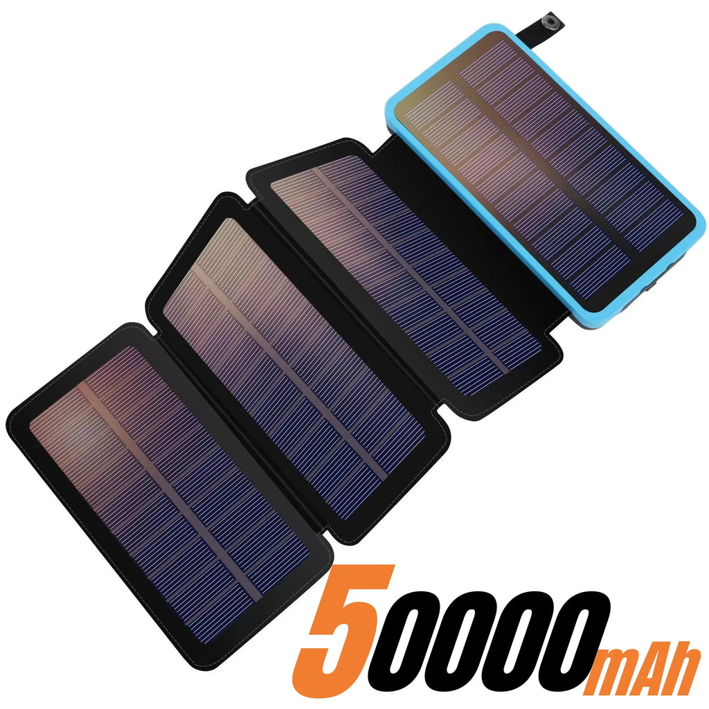 Xiaomi 200000mAH Solar Power Bank Folding Solar Panels 5V 2A USB Output Portable Outdoor Camping Sun Power For IPhone Android