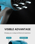 Makita 30000RPM Violent Blower Turbo Jet Fan 18V Electric Air Duster Wind Speed Turbo Rechargeable with Light Car Cleanin Tool