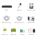 SANNCE 5MP POE Video Surveillance System Set 8CH 8MP NVR System CCTV Security Outdoor 5MP IP Cameras Surveillance Kit