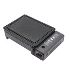 Butane Grill Stove Portable Camping Table Grill Outdoor Gas Stove Black with Grill Net For Picnic, Garden, Camping, Travel