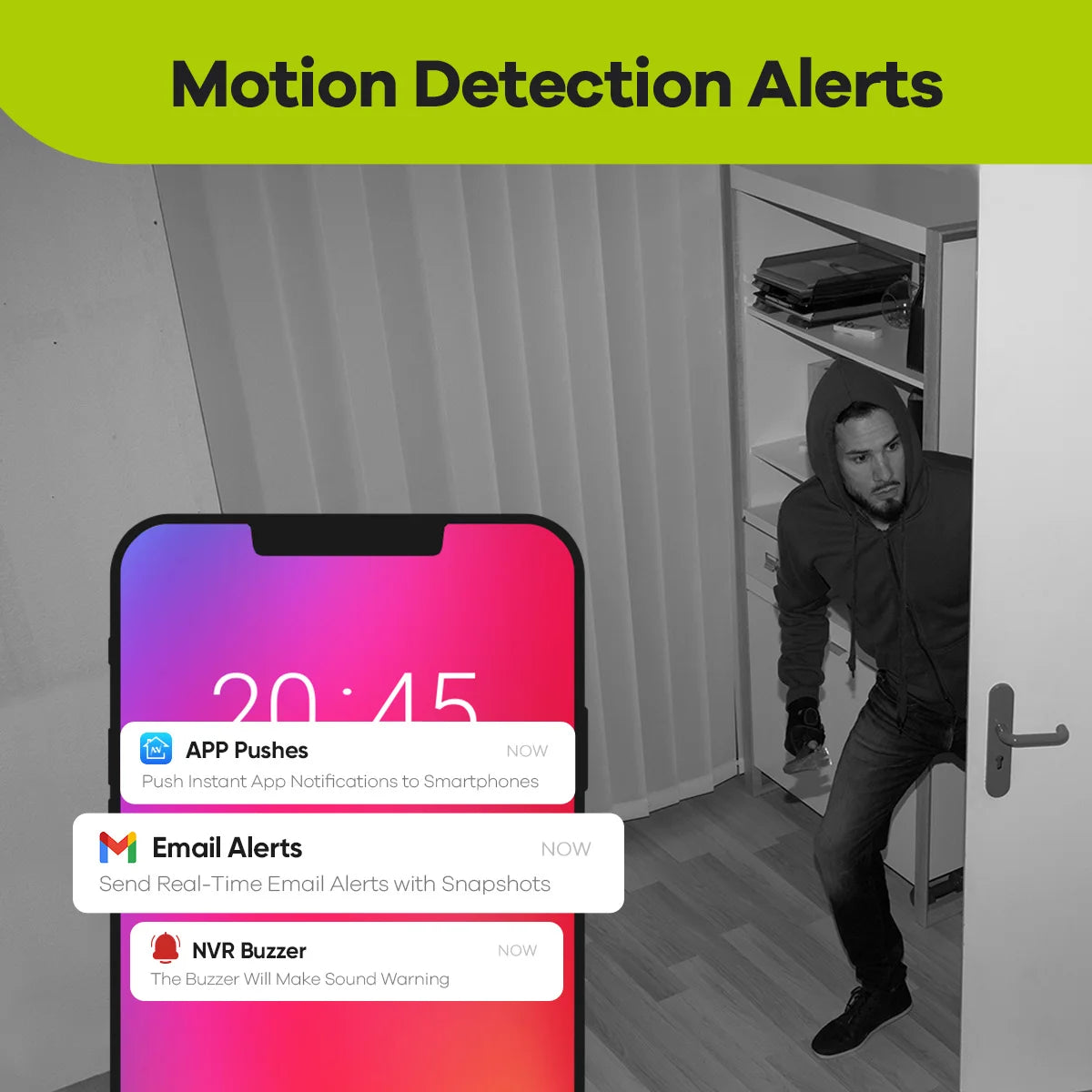 SANNCE 5MP POE Video Surveillance System Set 8CH 8MP NVR System CCTV Security Outdoor 5MP IP Cameras Surveillance Kit