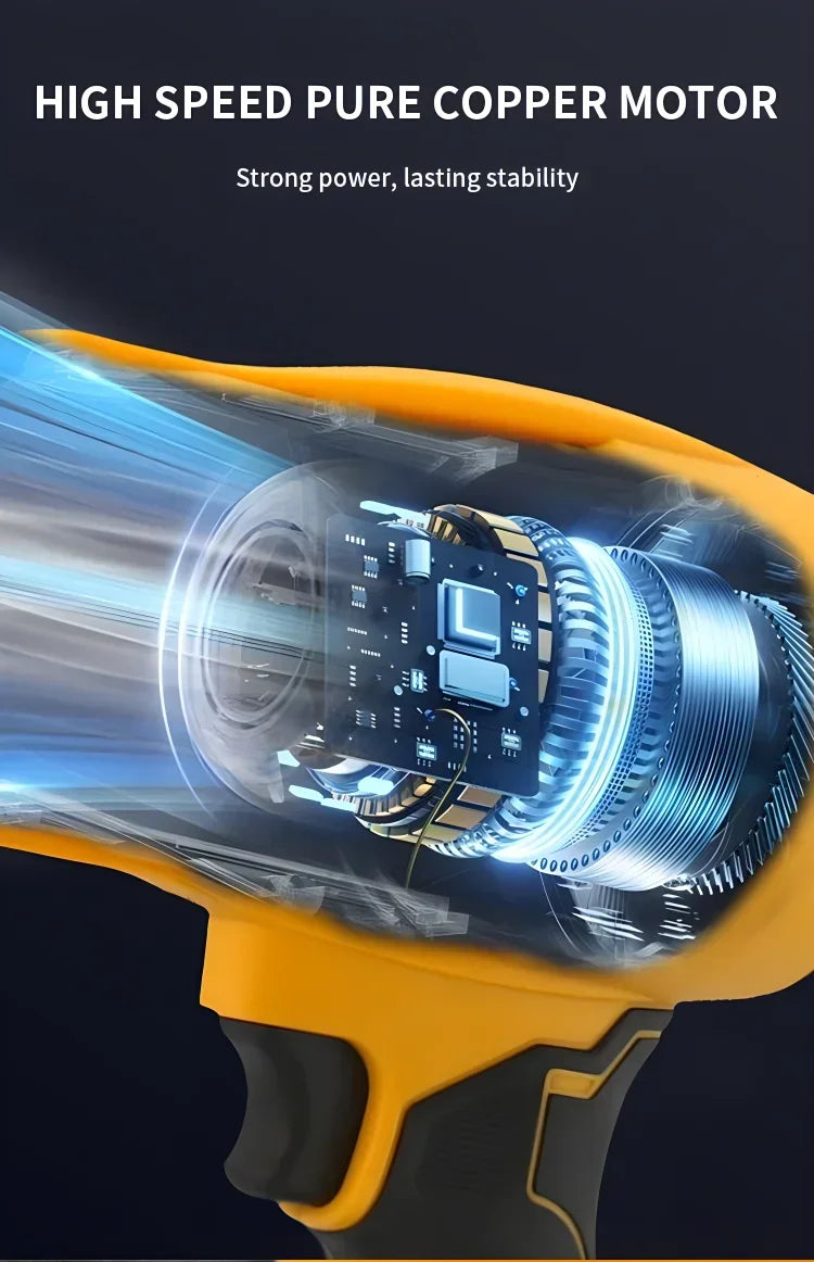 Dewalt 30000RPM Brushless Air Blower Cordless Turbo Fan Handheld Violent Fan Dryer 20V Rechargeable Dust Blowing Tool