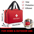 First Aid Kit，First Aid Supplies for Emergencies and Survival Situations | Ideal for Cars, Trucks