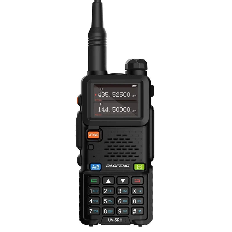BAOFENG UV-5RH Walkie Talkie 10W Dual Band 999CH 2500mAh Enlarger Battery Can TYPE-C Charge UV-5R Upgraded Version BF-UV5RH