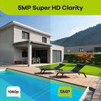 SANNCE 5MP POE Video Surveillance System Set 8CH 8MP NVR System CCTV Security Outdoor 5MP IP Cameras Surveillance Kit