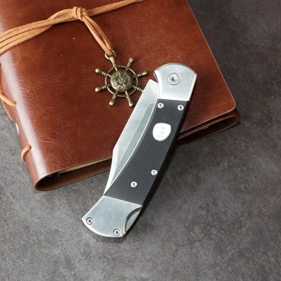 sharp portable pocket knife, lightweight and durable EDC tool, folding knife for knife fan collectors, suitable for camping, exp