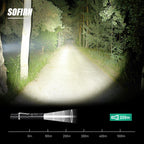 Sofirn SP31 V2.0 Led Torch Light 1200lm 18650 XPL-HI 5300-5700K LED Flashlight Tactical Lamp High Power Flashlight  Lanterna