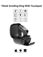 Ring Mouse Rechargeable Mini Light Weight Bluetooth 2.4G Dual-mode Wide Compatible Remote Control Selfie Scan Short Video Speech