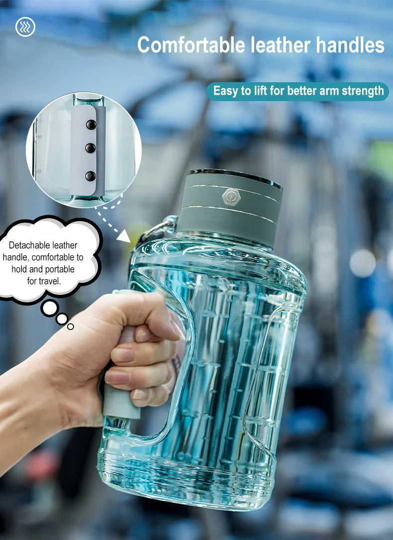 1.5L Portable Hydrogen Water Bottle Hydrogen-Rich Water Container Gym Sports Fitness Hydrogen-Rich Sports Bottle Water Kettle