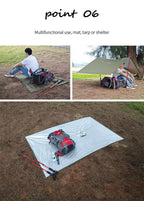 Airy Mesh Tent 1 Person Ultralight Tent Quick Setup Backpacking Shelter Breathable Mosquito Proof for Camping and Trekking