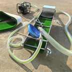 Automatic Small Scale Mini Alluvial Gold Washing Machine Hand Gold Panning Chute Machine Gold Ship Boat Dredger Vessel