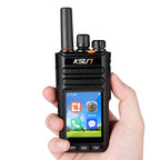 KSUT ZL65 Android 9.0 POC 4G LTE Wifi Radio Blue-tooth Two Way Radio Unlimited Distance Long Range Walkie Talkie