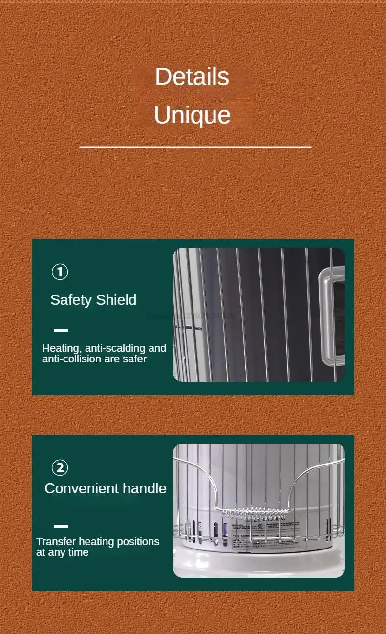 Heater Air Heating Machine Household Petroleum Heizung Outdoor Heater SHC-23K Automatic Flameout Safety Device