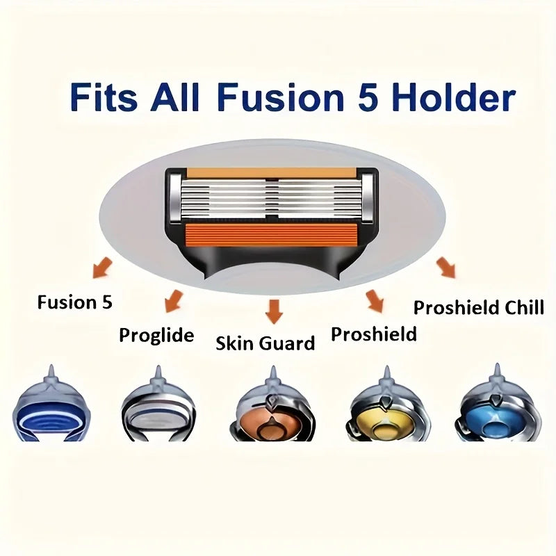 6-layer safety razor stainless steel progressive blade easy to shave men's shaving and women's hair removal shaving tools