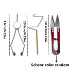 Rotating Fly Fishing Lure Tool Set Fly Fishing Lure Making Vice Suitable for Making Dry and Wet Lures for Trout and Salmon