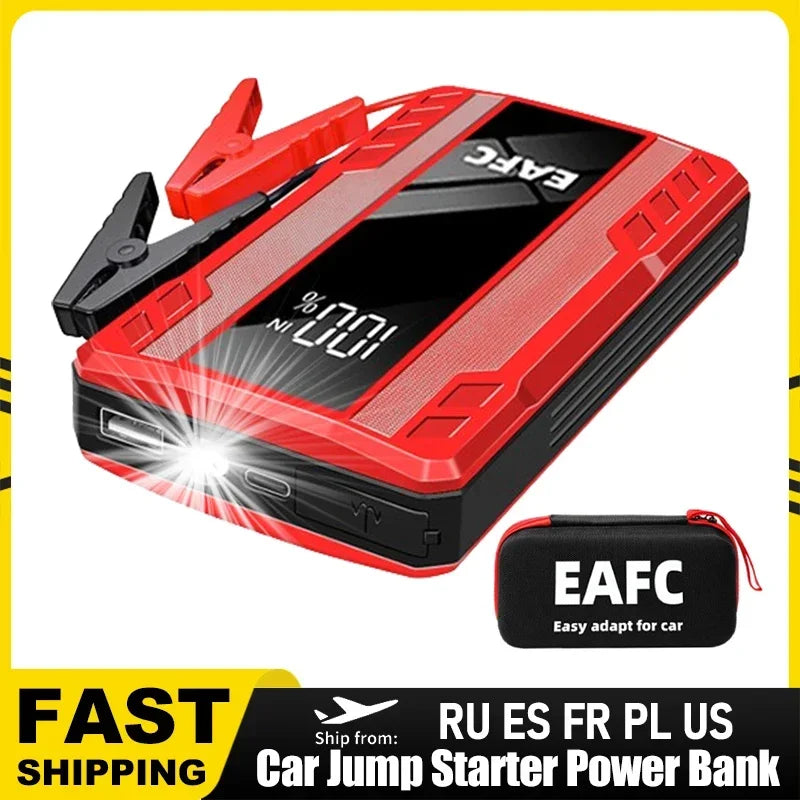 2000A Car Jump Starter Power Bank 12V Output Portable Emergency Start-up Charger 1200A for Cars Booster Battery Starting Device