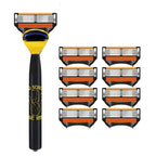 6-layer safety razor stainless steel progressive blade easy to shave men's shaving and women's hair removal shaving tools