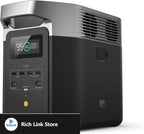 Portable Power Station Delta 2, 1024Wh LiFePO4 (LFP) Battery, 1800W AC/100W USB-C Output