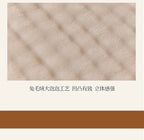 2025 new solid color simple blanket imitation rabbit velvet super soft plush blanket high gram weight sofa blanket winter warmth