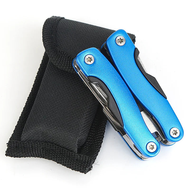 Camping Gear Outdoor Survival Stainless Steel 9 In 1 Portable Multi Tool Plier