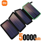 Xiaomi 200000mAH Solar Power Bank Folding Solar Panels 5V 2A USB Output Portable Outdoor Camping Sun Power For IPhone Android