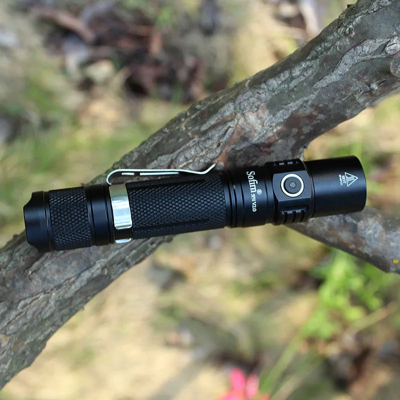 Sofirn SP31 V2.0 Led Torch Light 1200lm 18650 XPL-HI 5300-5700K LED Flashlight Tactical Lamp High Power Flashlight  Lanterna