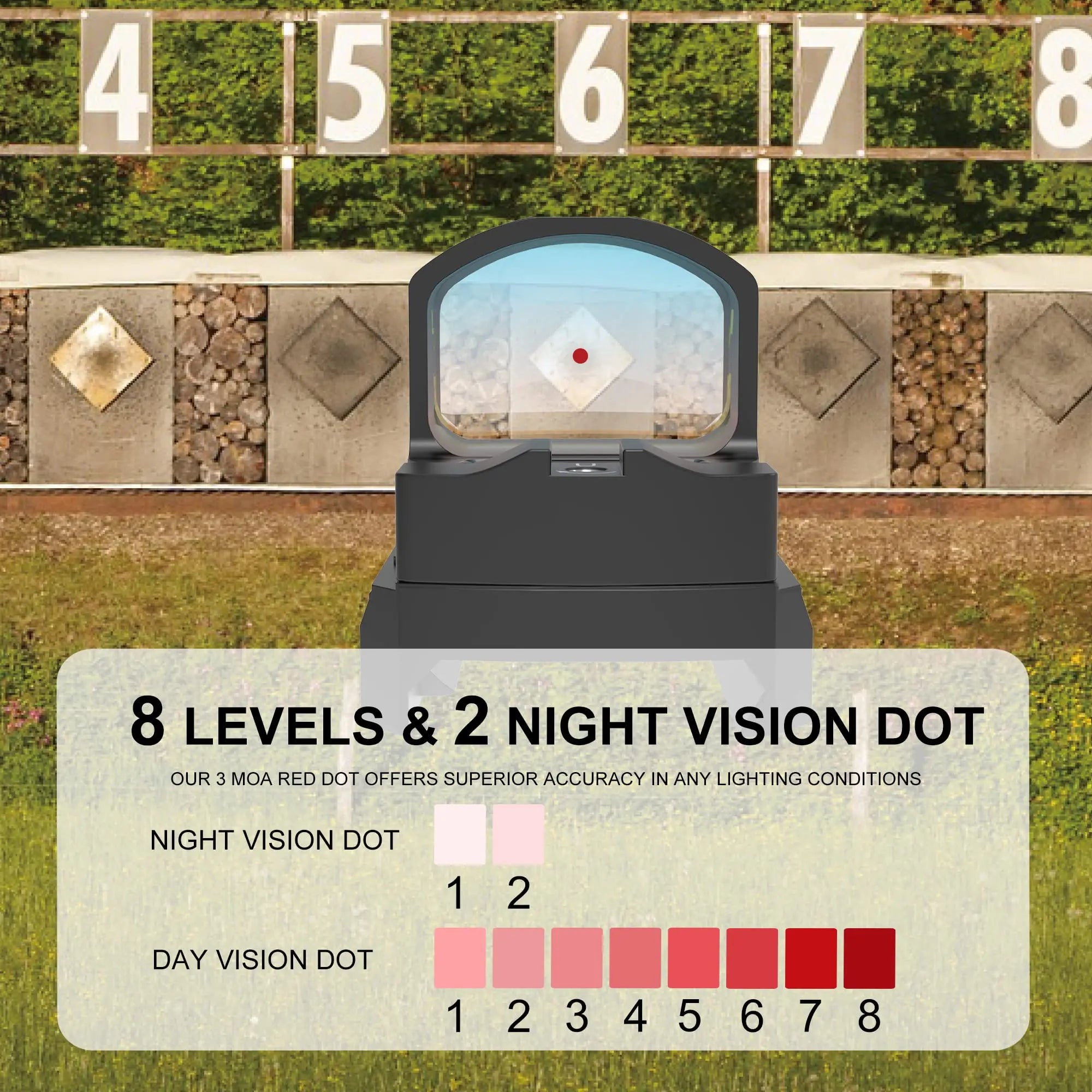 Vector Optics Frenzy-S 1x17x24 Red Dot Sight With RMSc Footprint,Motion Sensor,Lightest Weight For Glock 17 19 Taurus Pistol