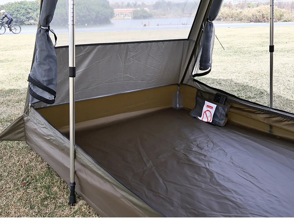 Airy Mesh Tent 1 Person Ultralight Tent Quick Setup Backpacking Shelter Breathable Mosquito Proof for Camping and Trekking