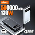VIVO 120W Power Bank Super Fast Charging 200000mAh Large Capacity Portable External Battery For Mobile Power Bank For IPhone