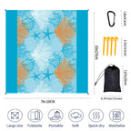 Beach Mat Outdoor Picnic Sandproof Waterproof Soft Comfortable Material Light Weight Portable for Beach Outdoor Travel Camping