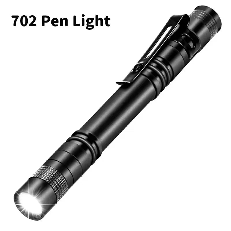 Mini Portable LED Pen Light Pocket Ultra Bright High Lumens Handheld Flashlight Linterna Torch For Camping Outdoor Emergency