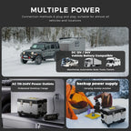 8KW Diesel Auxiliary Heater 110-220V AC and 12/24V DC With High-Altitude Mode & Ventilation Mode Ultra Quiet Portable Heater