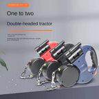 Double dog Leash Light retractable roulette double end leash Portable rotating pet leash for 2 dogs walking pet supplies