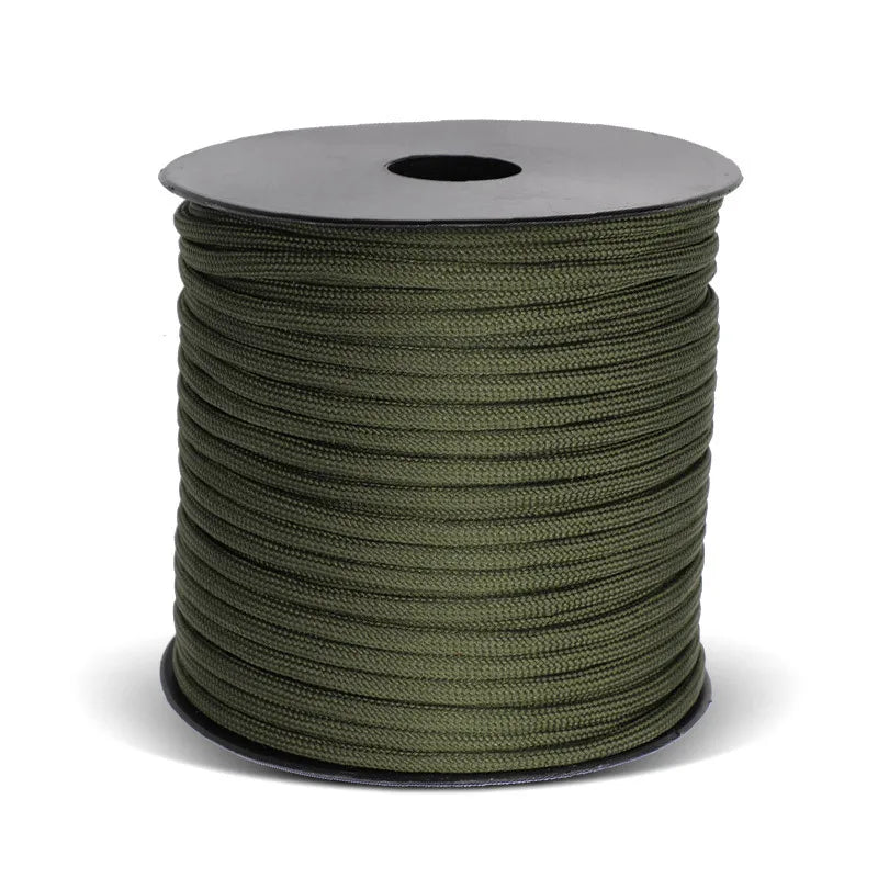 50m 650 Paracord 9 Strand 4mm Tactical Parachute Cord Camping Accessories DIY Weaving Rope Outdoor Survival Equipment