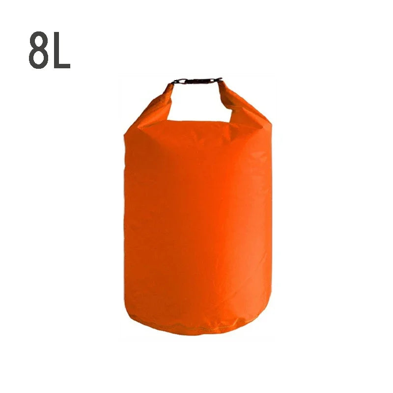 8L/25L/40L/70L/75L Waterproof Dry Bag Ultra Lightweight Airtight Bags Roll Top Drybags for Camping Kayaking Swimming Rafting