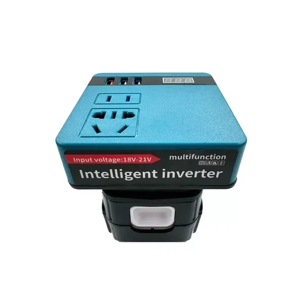 120W Lithium Battery Inverter DC 18V-21V To AC 220V for Makita Smart Transformer Outdoor Work Inverter