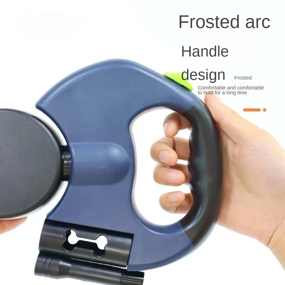 Double dog Leash Light retractable roulette double end leash Portable rotating pet leash for 2 dogs walking pet supplies