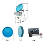 Small Useful Automatic Turbo Mines Spiral Wheel For Minerals Extraction Gold Washing Panning Dish