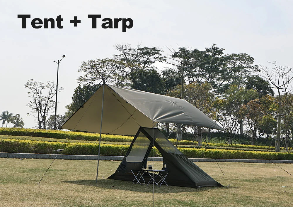 Airy Mesh Tent 1 Person Ultralight Tent Quick Setup Backpacking Shelter Breathable Mosquito Proof for Camping and Trekking
