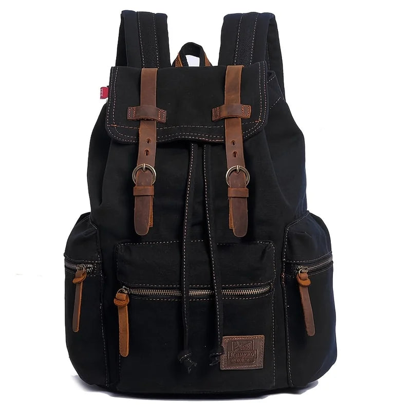Vintage Canvas Backpack Unisex Trendy Practical Classic Canvas Durable